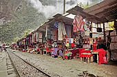 Aguas Calientes, stalls along the MachuPiccu Cusco railway